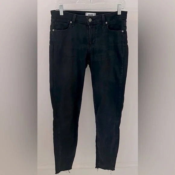 PAIGE Black Verdugo Ankle Jeans size 28 - Picture 2 of 7